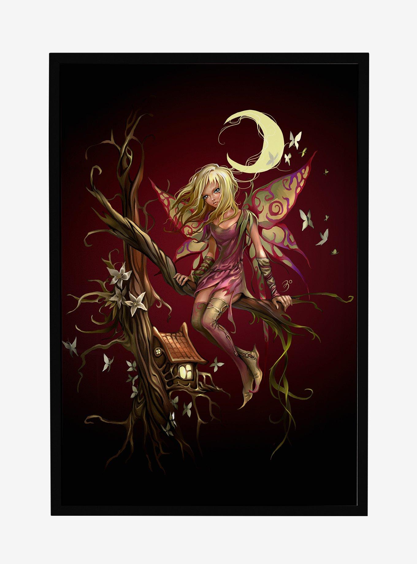 Fairies by Trick Autumn Fairy Framed Poster