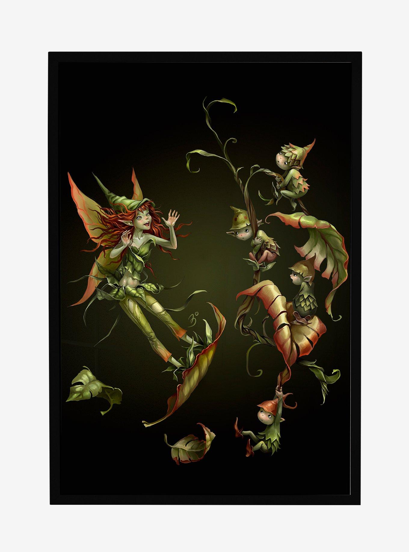 Fairies by Trick Leaf Fairy Framed Poster, , hi-res