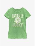 Dungeons & Dragons Naturally Lucky Youth Girls T-Shirt, GRN APPLE, hi-res