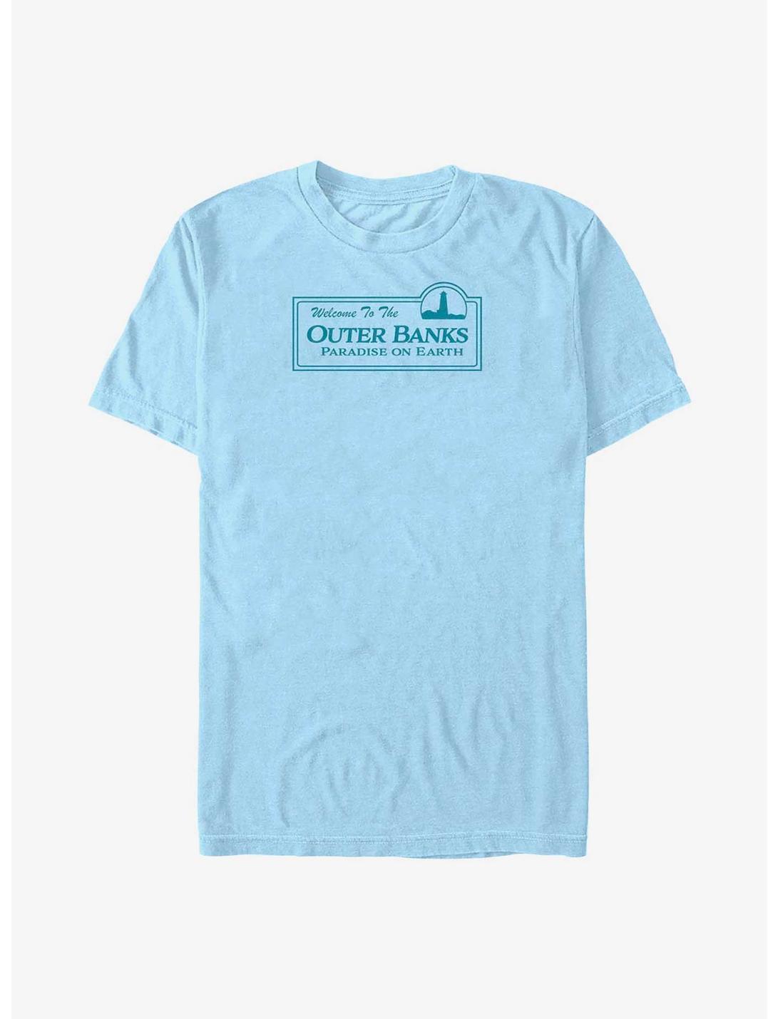 Outer Banks Welcome To Paradise T-Shirt, LT BLUE, hi-res