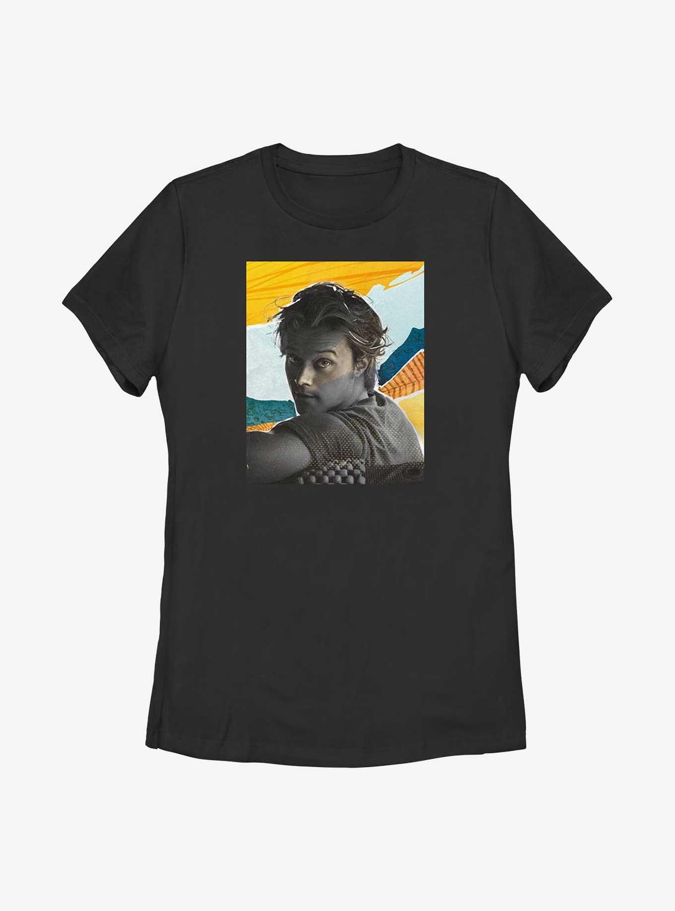 Outer Banks JJ Maybank Portrait Womens T-Shirt, BLACK, hi-res
