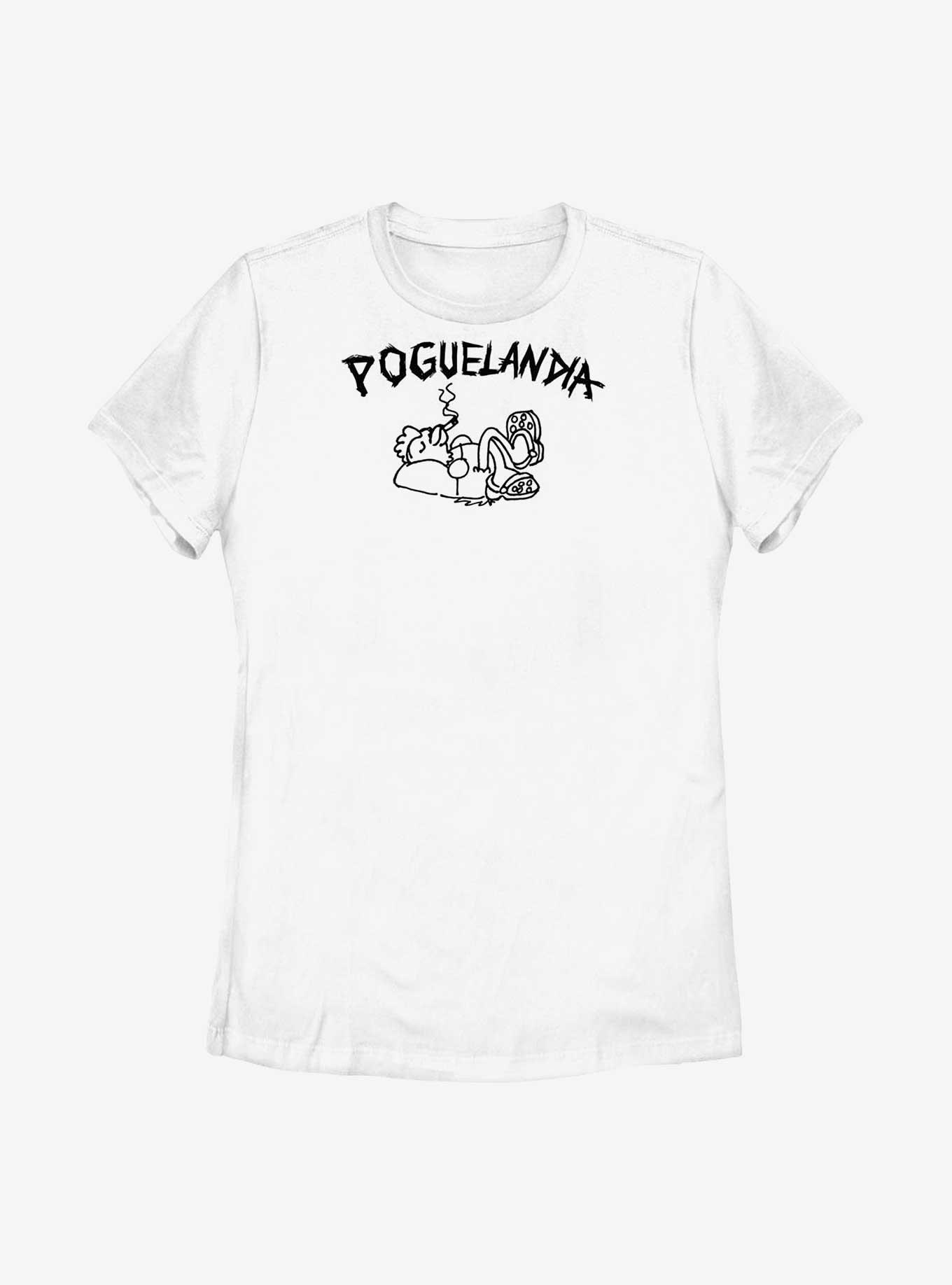 Outer Banks Poguelandia Womens T-Shirt, WHITE, hi-res