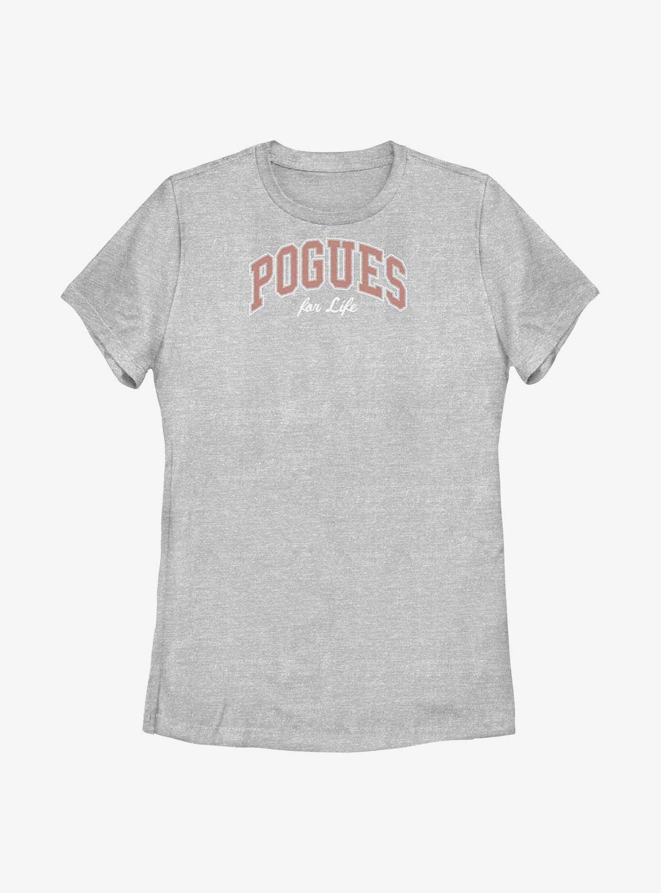 Outer Banks Collegiate Pogues For Life Womens T-Shirt, ATH HTR, hi-res