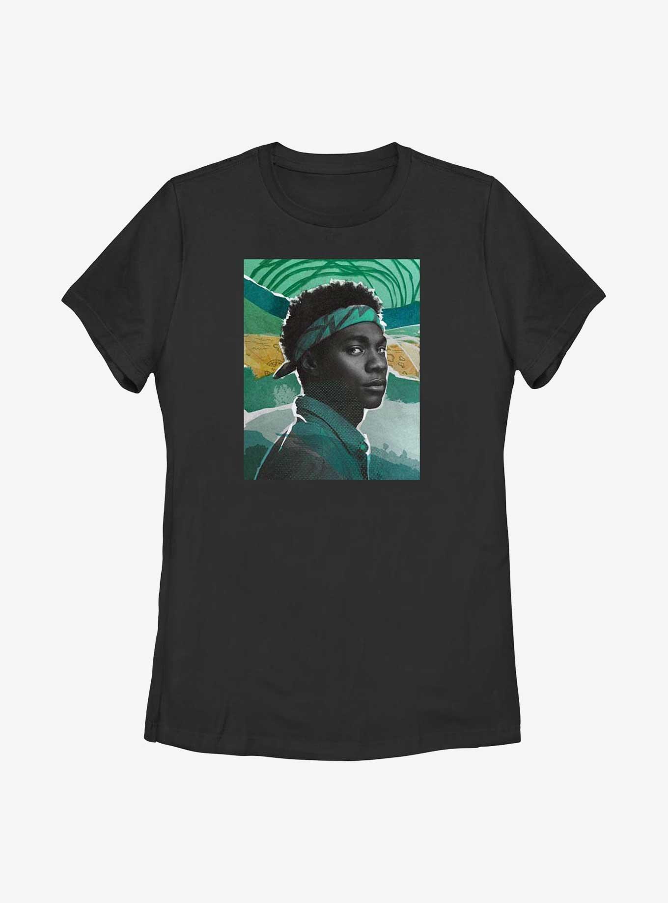 Outer Banks Pope Portrait Womens T-Shirt, BLACK, hi-res