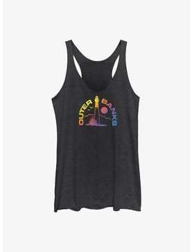 Outer Banks Lighthouse Gradient Logo Womens Tank Top, , hi-res