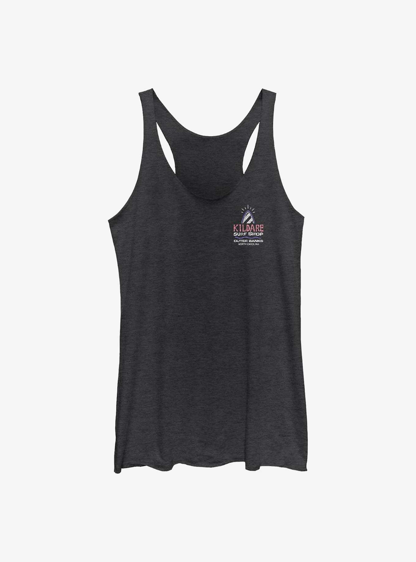 Outer Banks Kildare Surf Shop Womens Tank Top, BLK HTR, hi-res