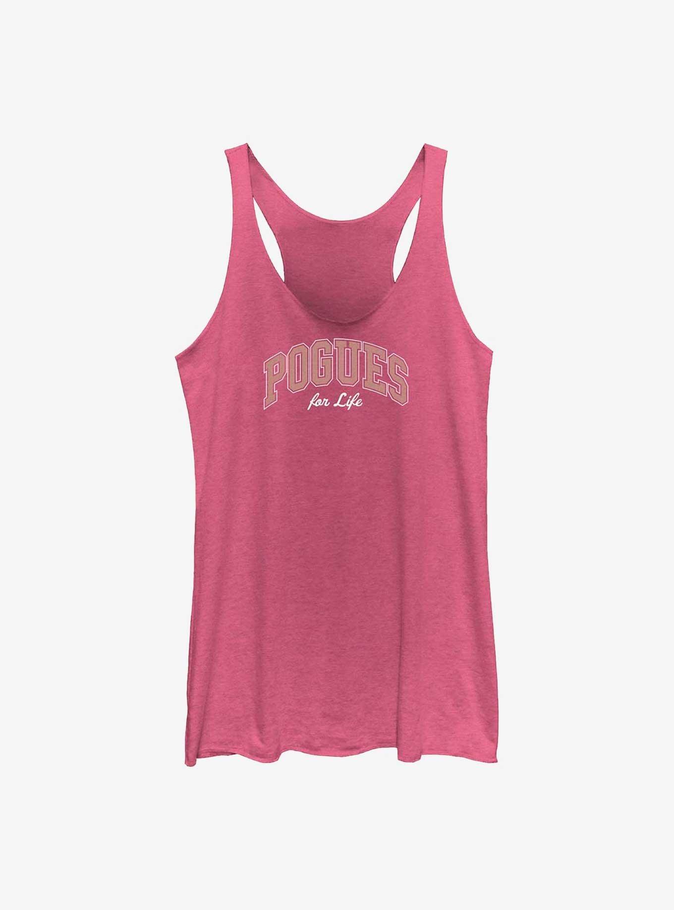 Outer Banks Collegiate Pogues For Life Womens Tank Top, PINK HTR, hi-res