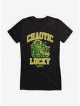Dungeons & Dragons Chaotic And Lucky Girls T-Shirt, BLACK, hi-res