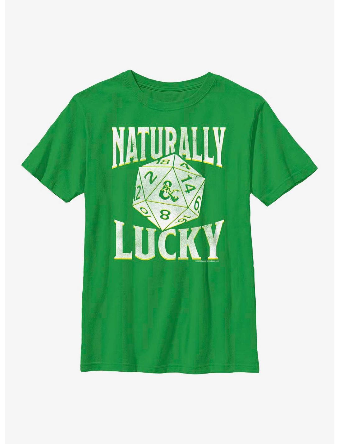 Dungeons & Dragons Naturally Lucky Youth T-Shirt, KELLY, hi-res