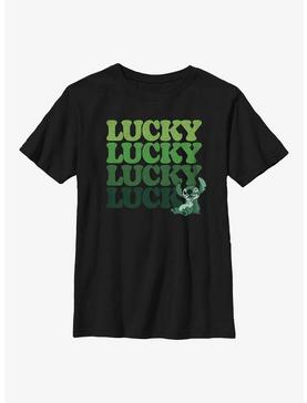 Disney Lilo & Stitch Lucky Stitch Stack Youth T-Shirt, , hi-res