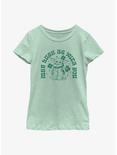 Star Wars The Mandalorian Grogu May Luck Be With You Youth Girls T-Shirt, MINT, hi-res