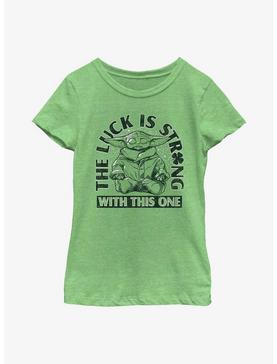 Star Wars The Mandalorian Luck Is Strong Youth Girls T-Shirt, , hi-res