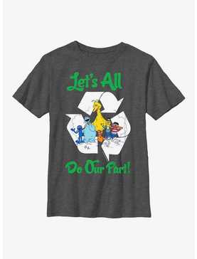 Sesame Street Let's All Do Our Part Youth T-Shirt, , hi-res