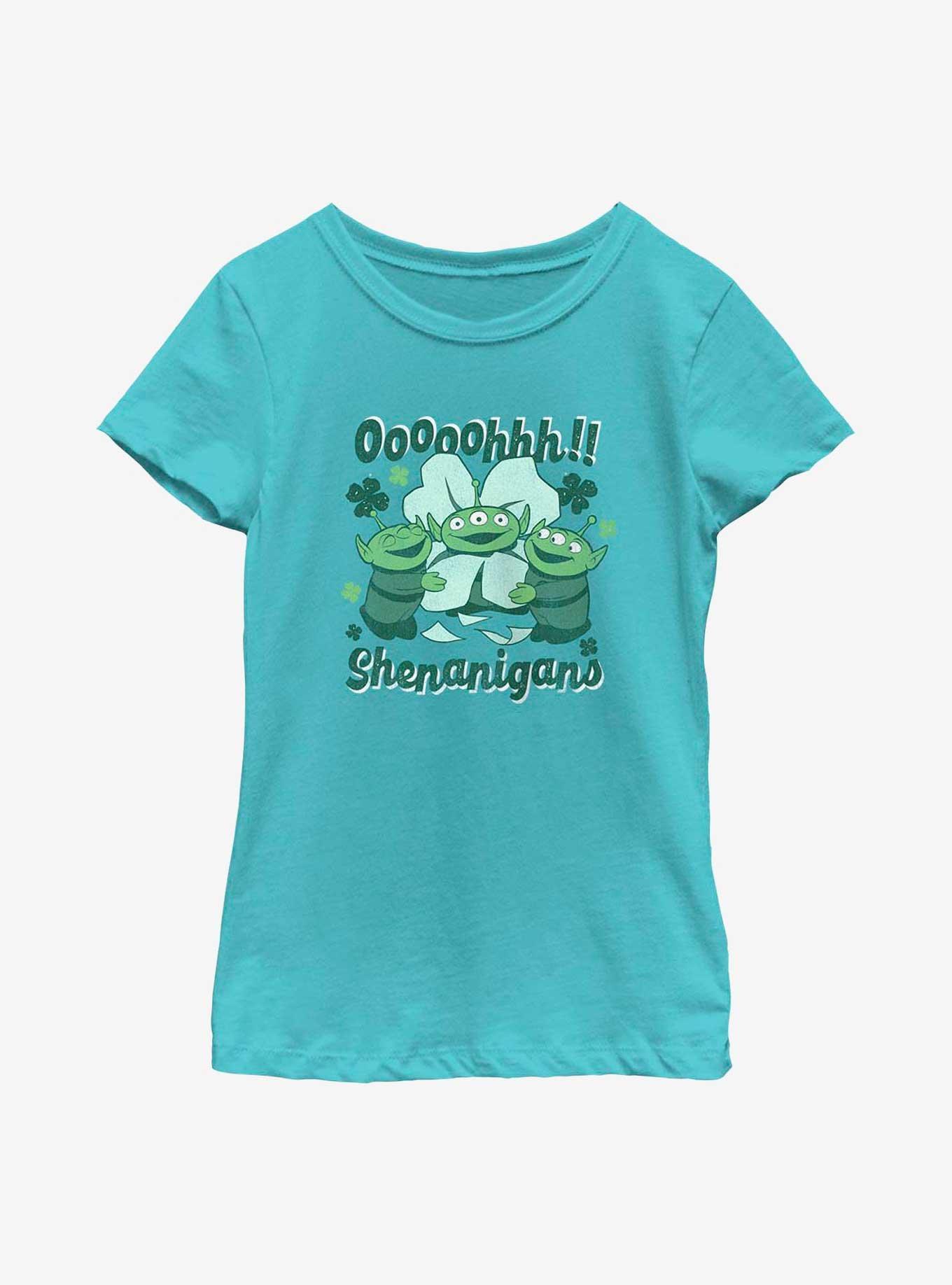 Disney Pixar Toy Story Alien Shenanigans Youth Girls T-Shirt, TAHI BLUE, hi-res