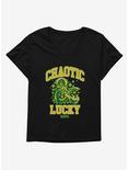 Dungeons & Dragons Chaotic And Lucky Girls T-Shirt Plus Size, BLACK, hi-res