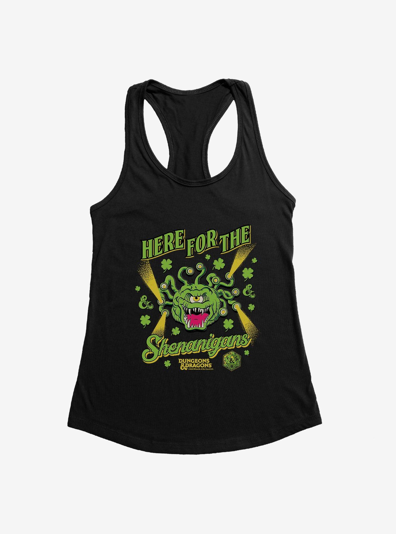 Dungeons & Dragons Here For The Shenanigans Beholder Girls Tank, BLACK, hi-res