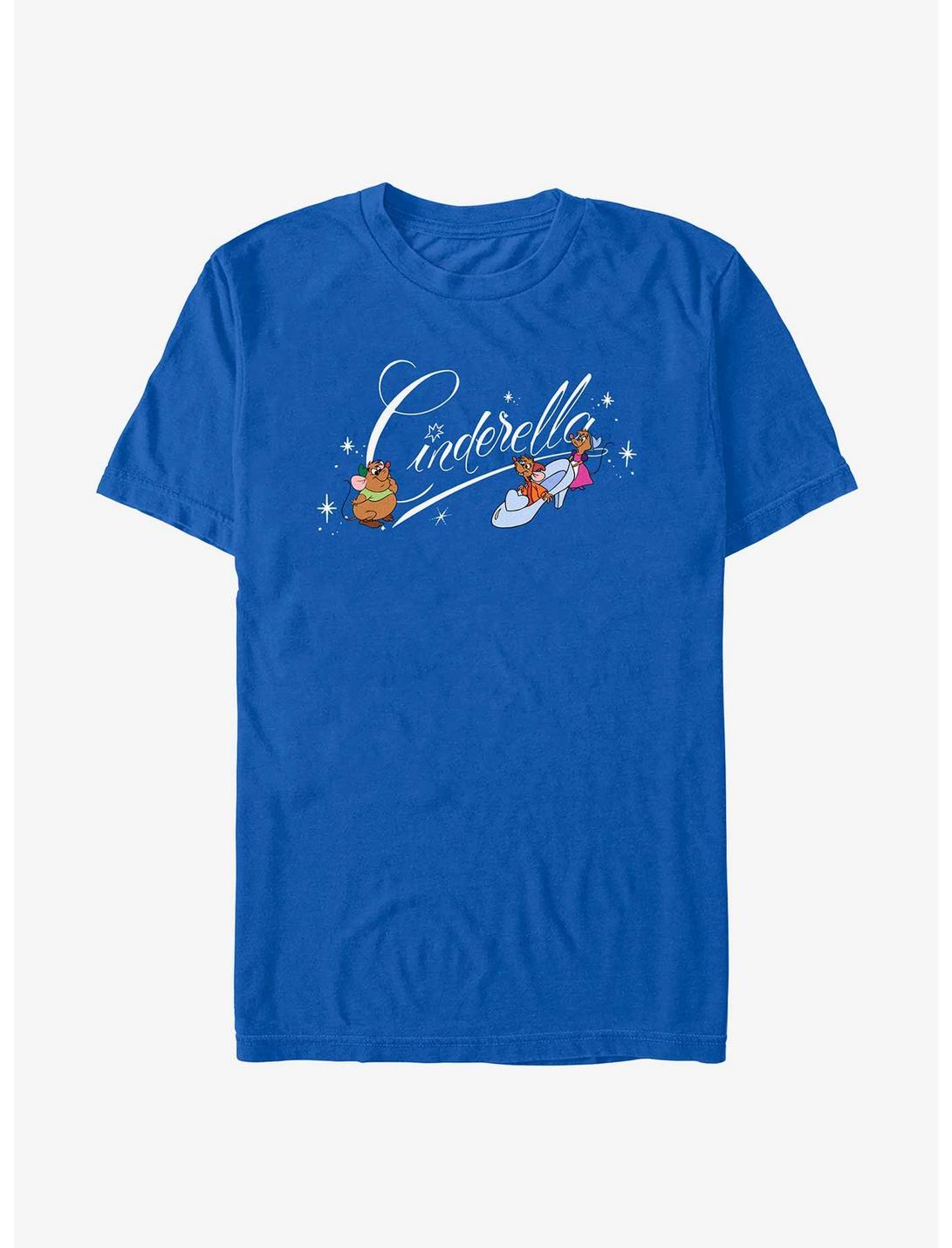 Disney Cinderella Mice Logo T-Shirt, ROYAL, hi-res