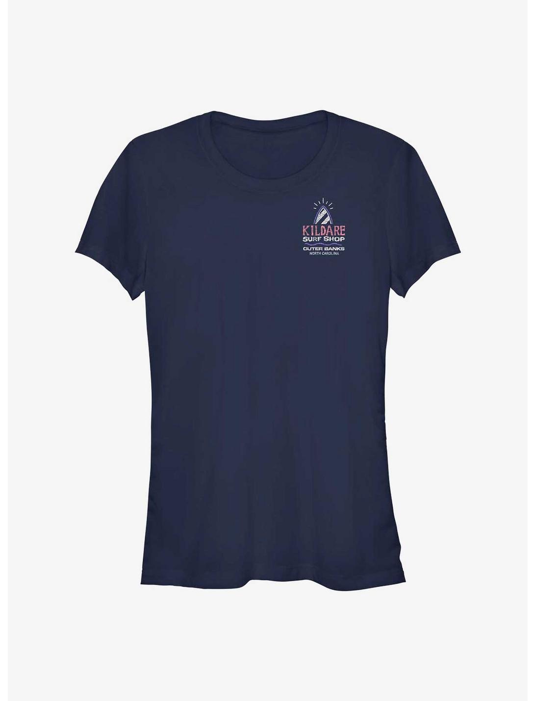 Outer Banks Kildare Surf Shop Logo Girls T-Shirt, NAVY, hi-res