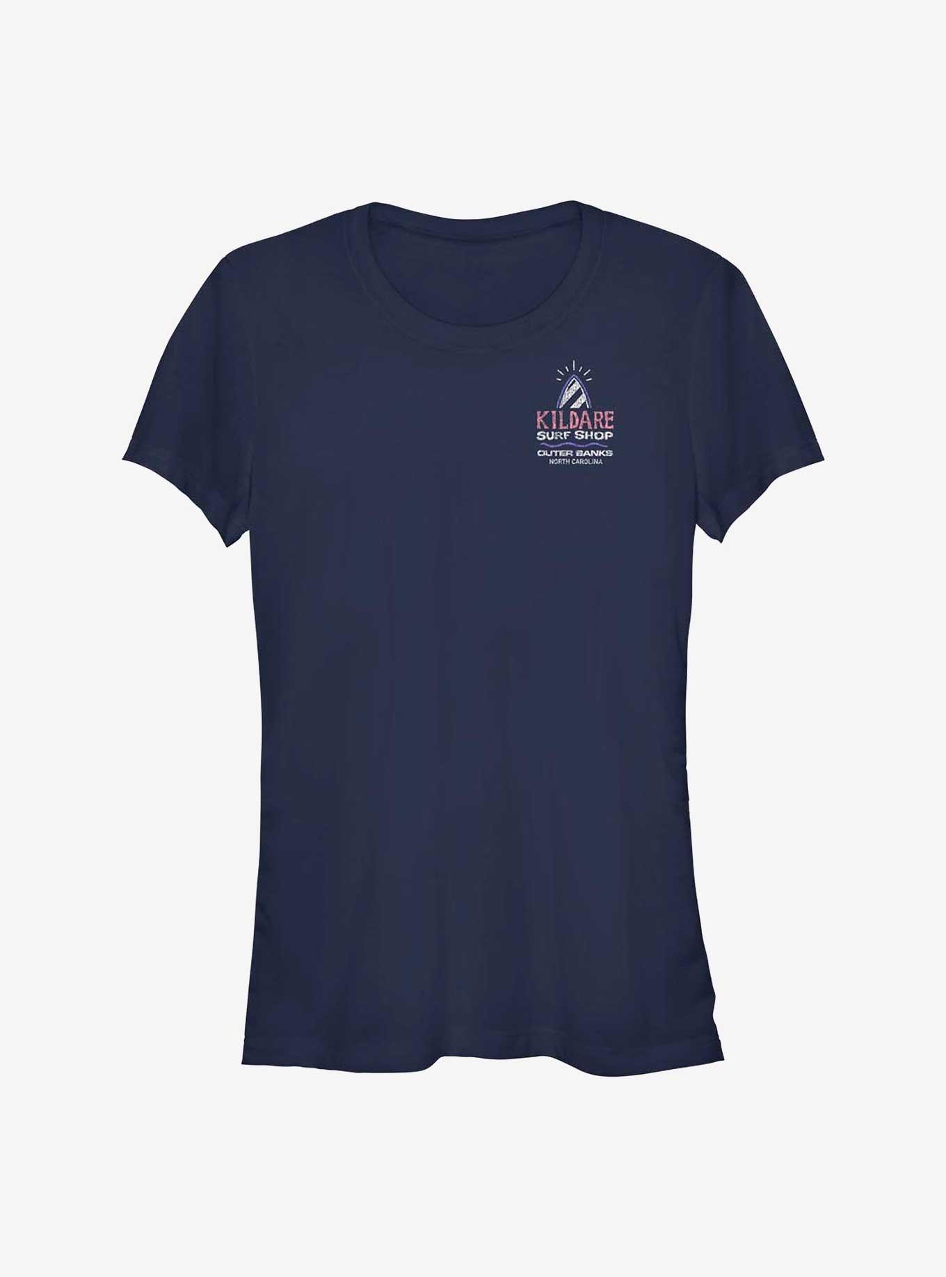 Outer Banks Kildare Surf Shop Logo Girls T-Shirt, NAVY, hi-res