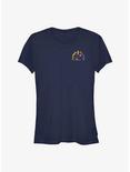 Outer Banks Lighthouse Pocket Logo Girls T-Shirt, NAVY, hi-res