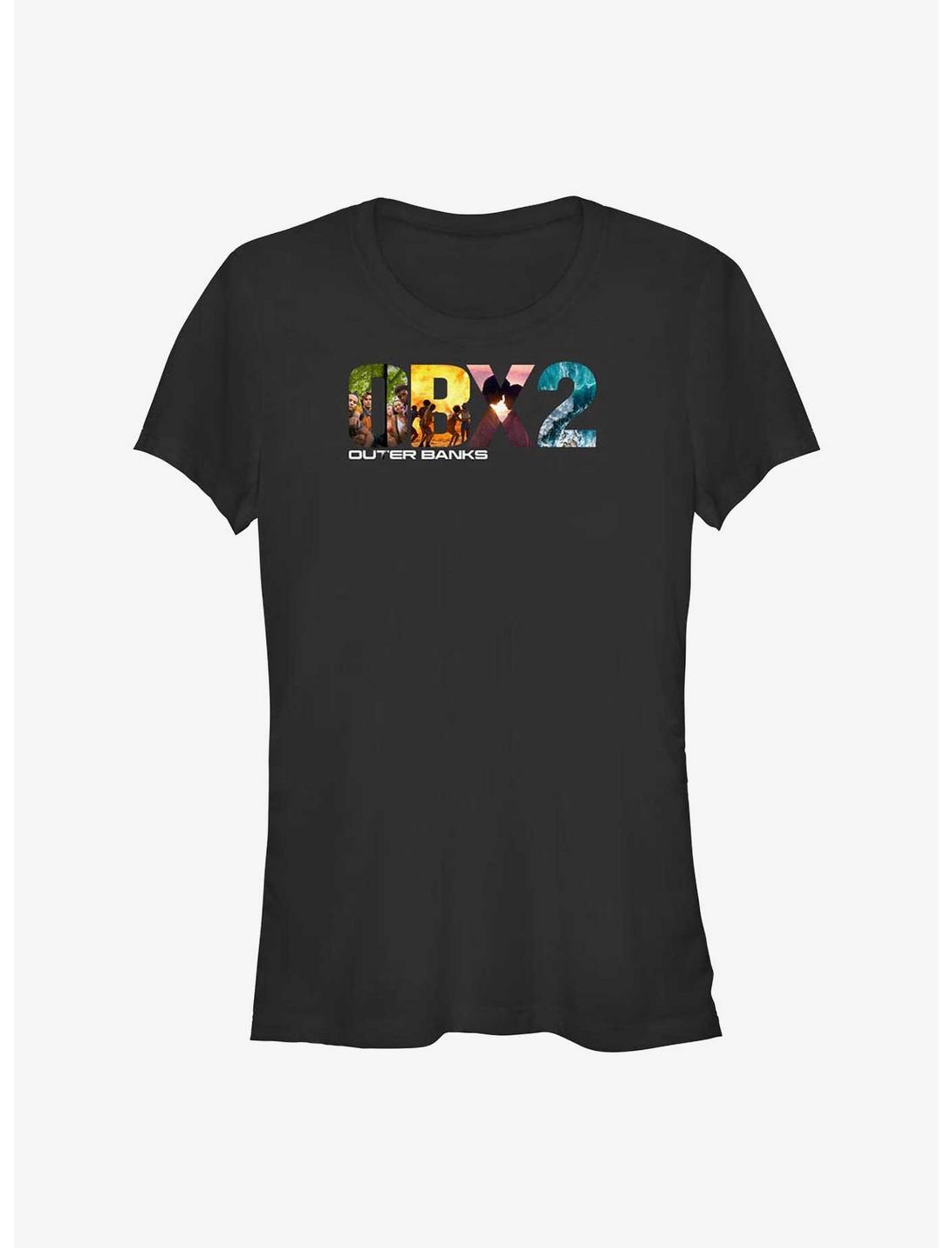Outer Banks OBX2 Logo Girls T-Shirt, BLACK, hi-res