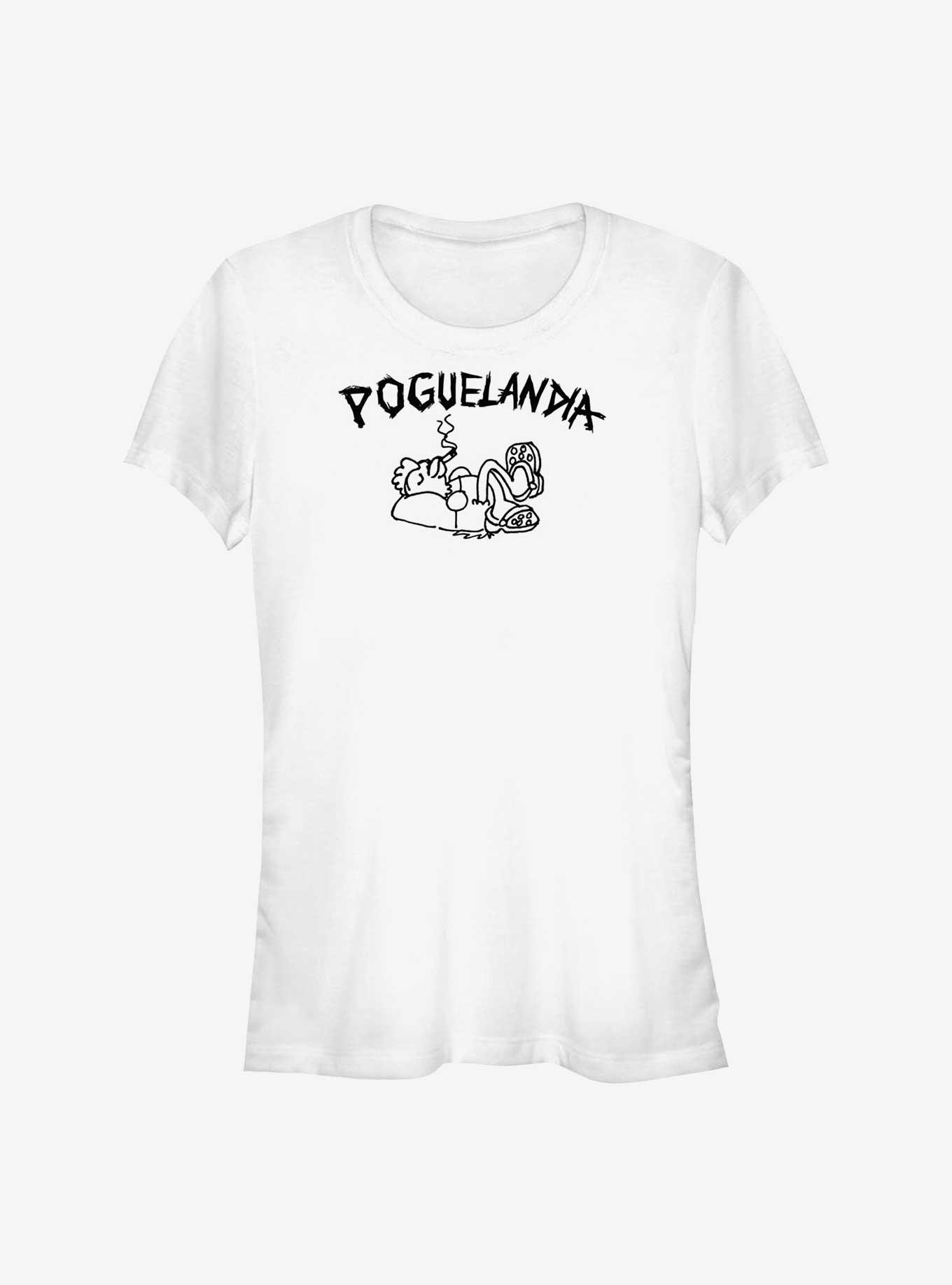 Outer Banks Poguelandia Life Girls T-Shirt, WHITE, hi-res