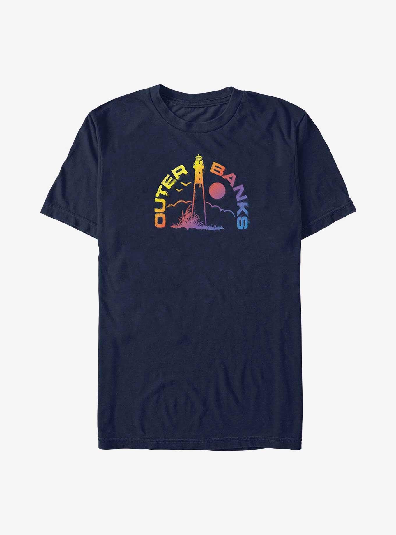 Outer Banks Lighthouse T-Shirt, NAVY, hi-res