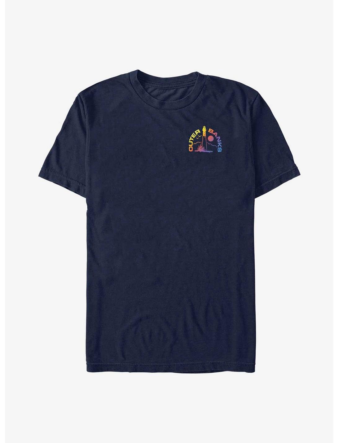 Outer Banks Lighthouse Pocket Logo T-Shirt, NAVY, hi-res