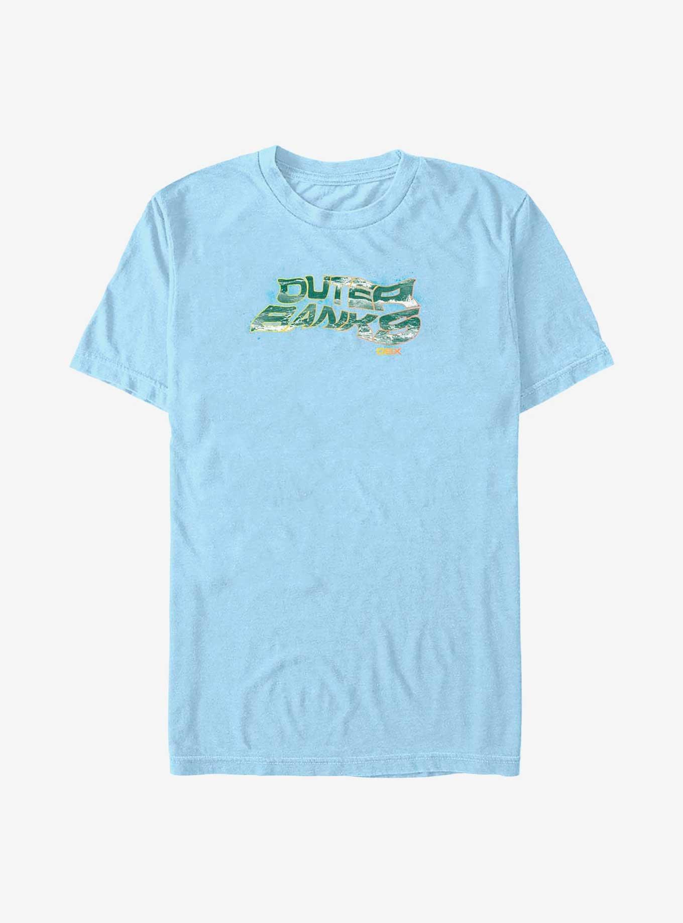 Outer Banks Rough Waters Logo T-Shirt, LT BLUE, hi-res