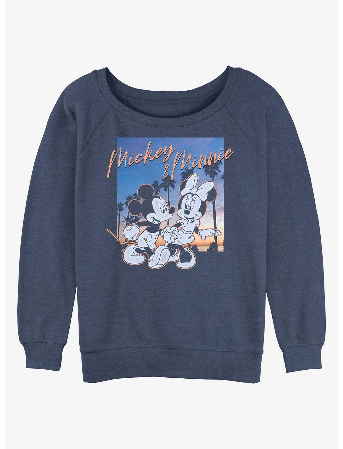 Disney Mickey Mouse California Sunset Girls Sweatshirt, BLUEHTR, hi-res