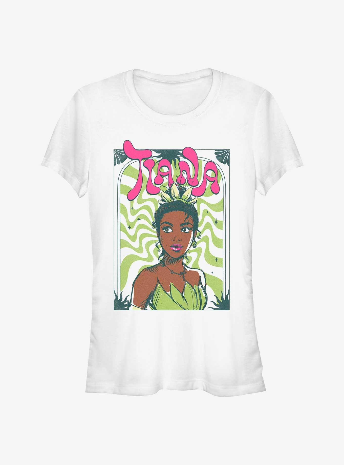 Disney Princess And The Frog Groovy Tiana Girls T-Shirt, WHITE, hi-res
