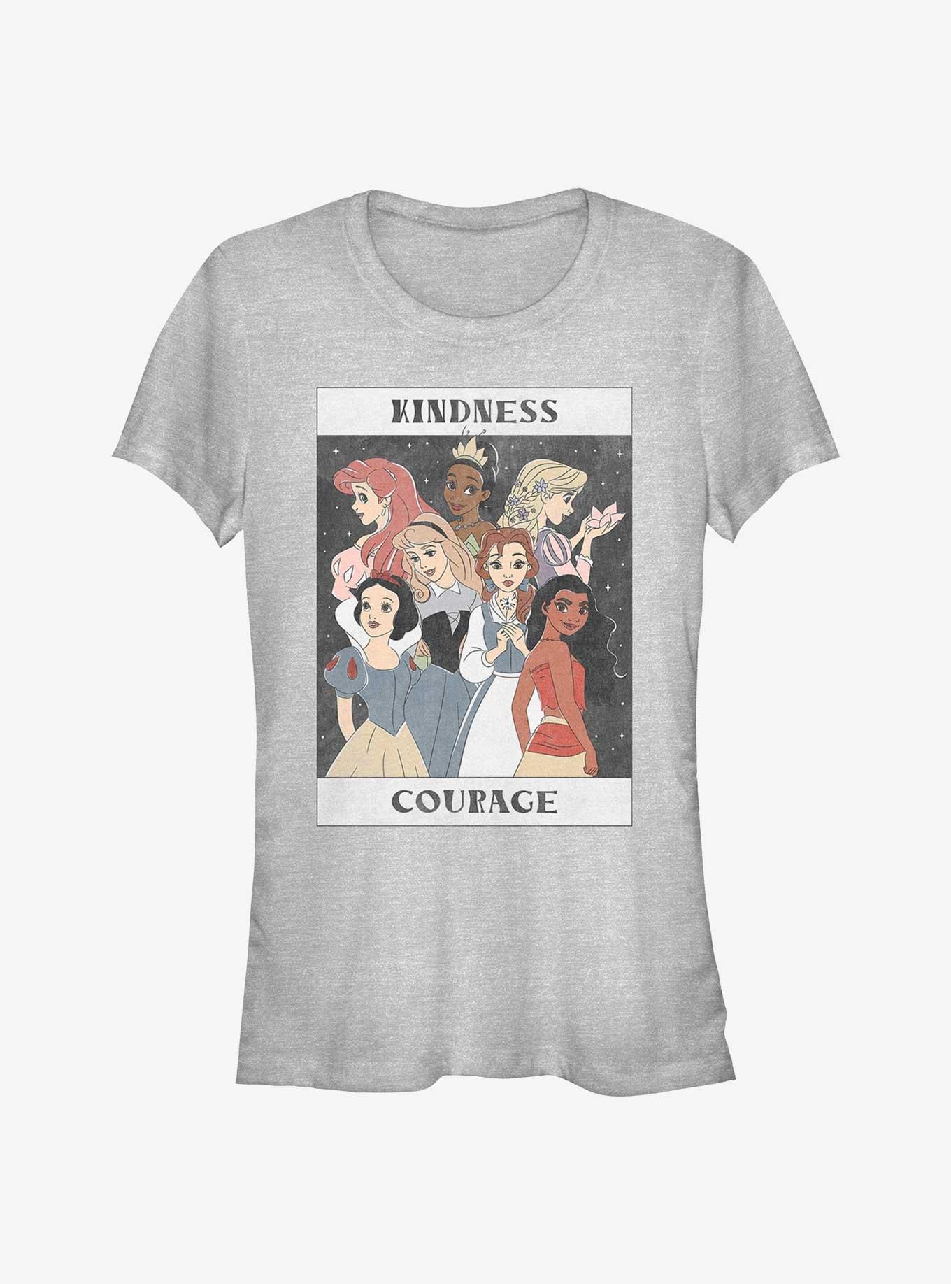 Disney Princesses Kindness And Courage Girls T-Shirt, , hi-res