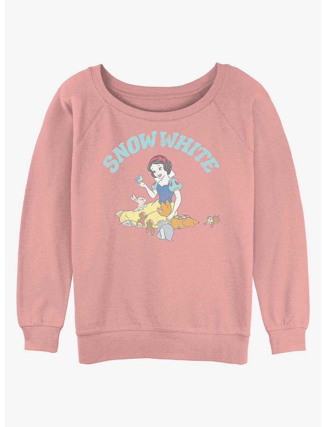 Disney Snow White And Woodland Animals Girls Sweatshirt, DESERTPNK, hi-res