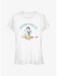 Disney Snow White And Woodland Animals Girls T-Shirt, WHITE, hi-res