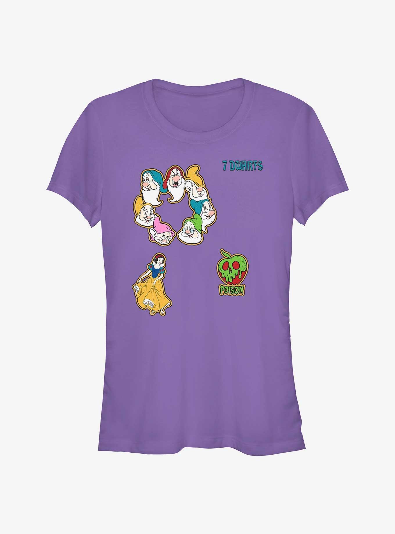 Disney Snow White Stickers Girls T-Shirt