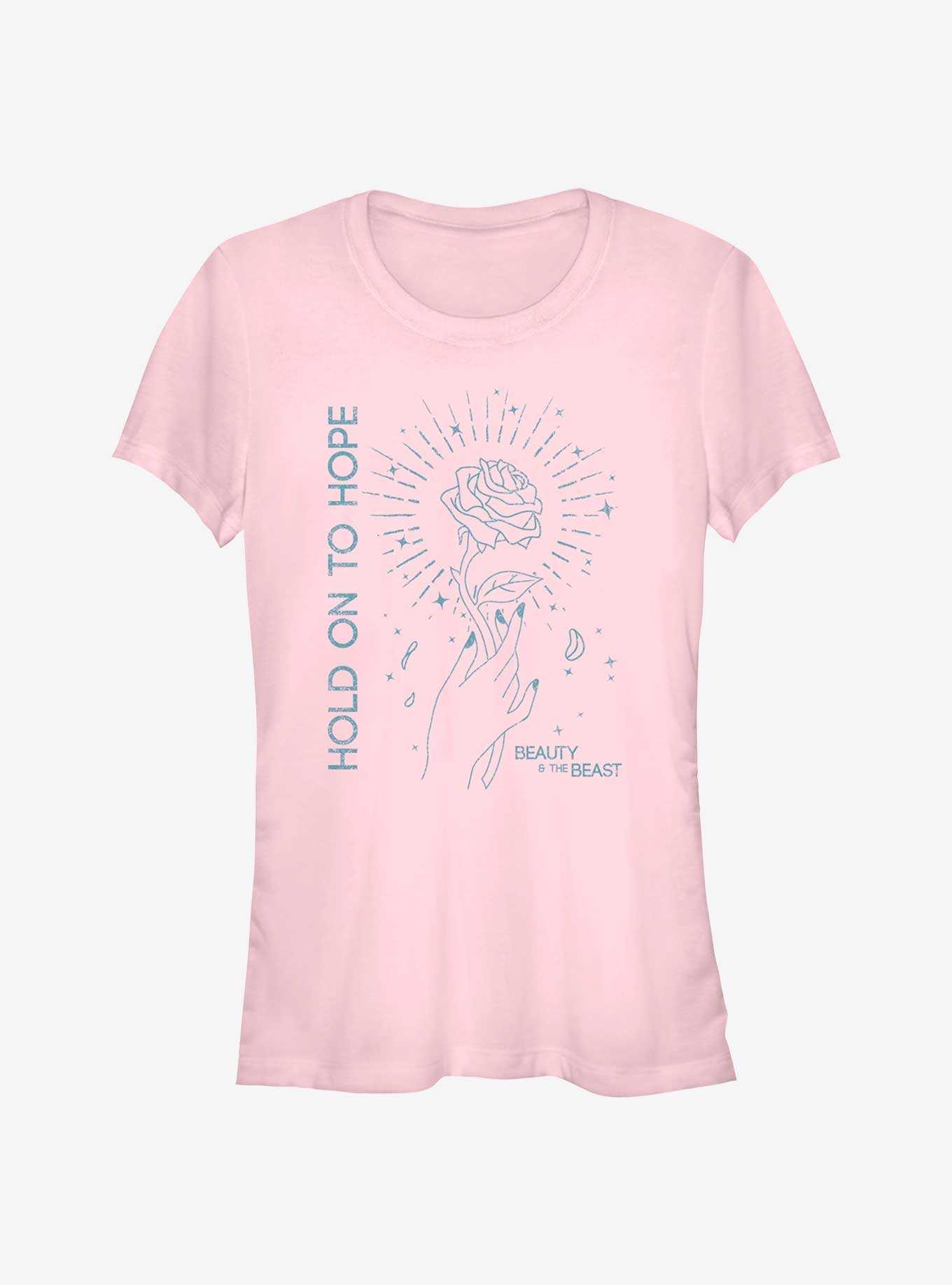 Disney Beauty And The Beast Hold On To Hope Girls T-Shirt, , hi-res