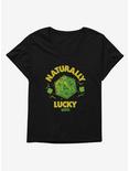 Dungeons & Dragons Naturally Lucky Dice Womens T-Shirt Plus Size, BLACK, hi-res