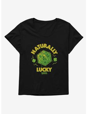 Dungeons & Dragons Naturally Lucky Dice Womens T-Shirt Plus Size, , hi-res