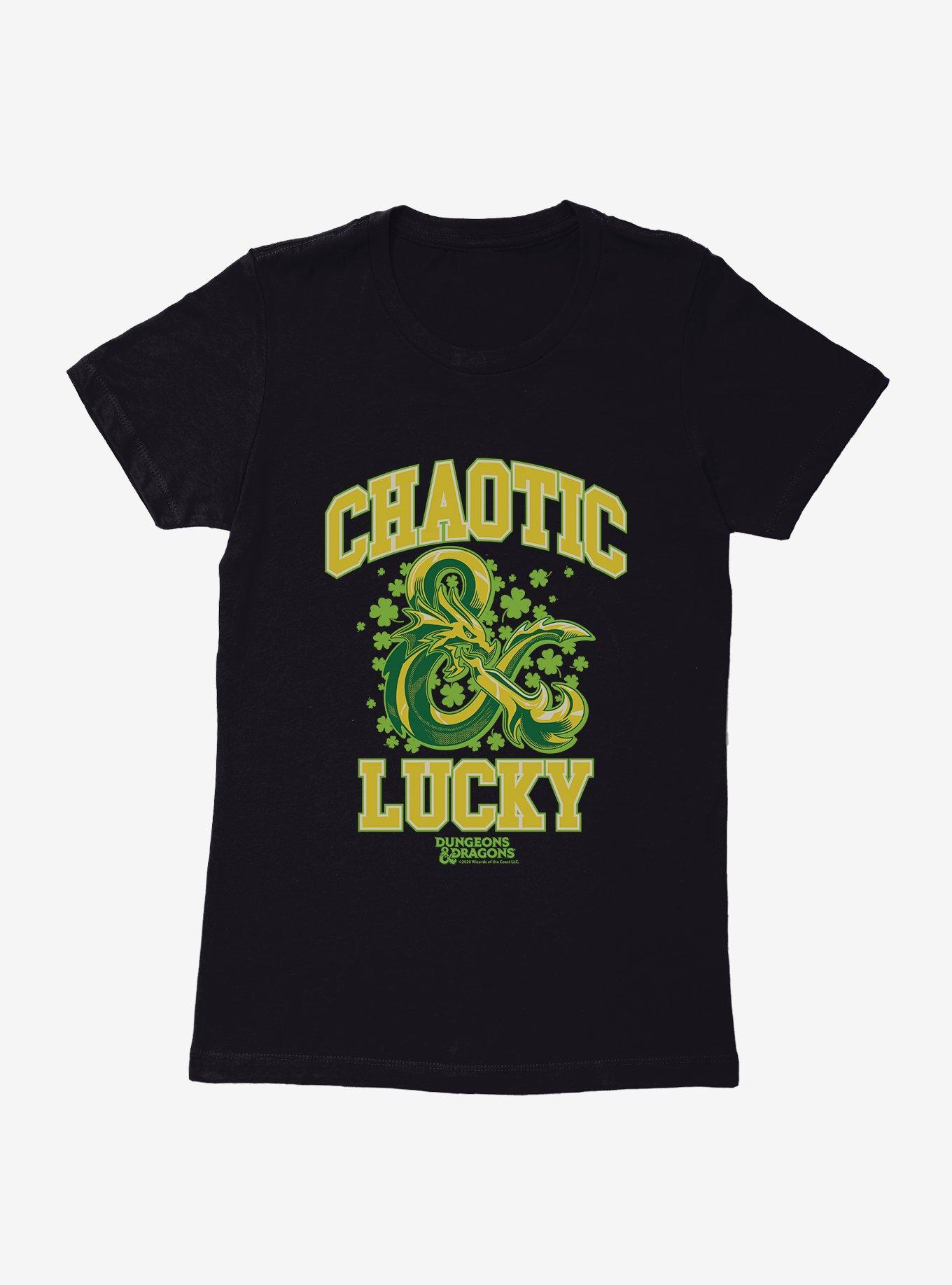 Dungeons & Dragons Chaotic And Lucky Womens T-Shirt