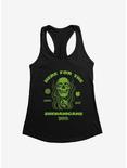 Dungeons & Dragons Here For The Shenanigans Skull Womens Tank Top, BLACK, hi-res