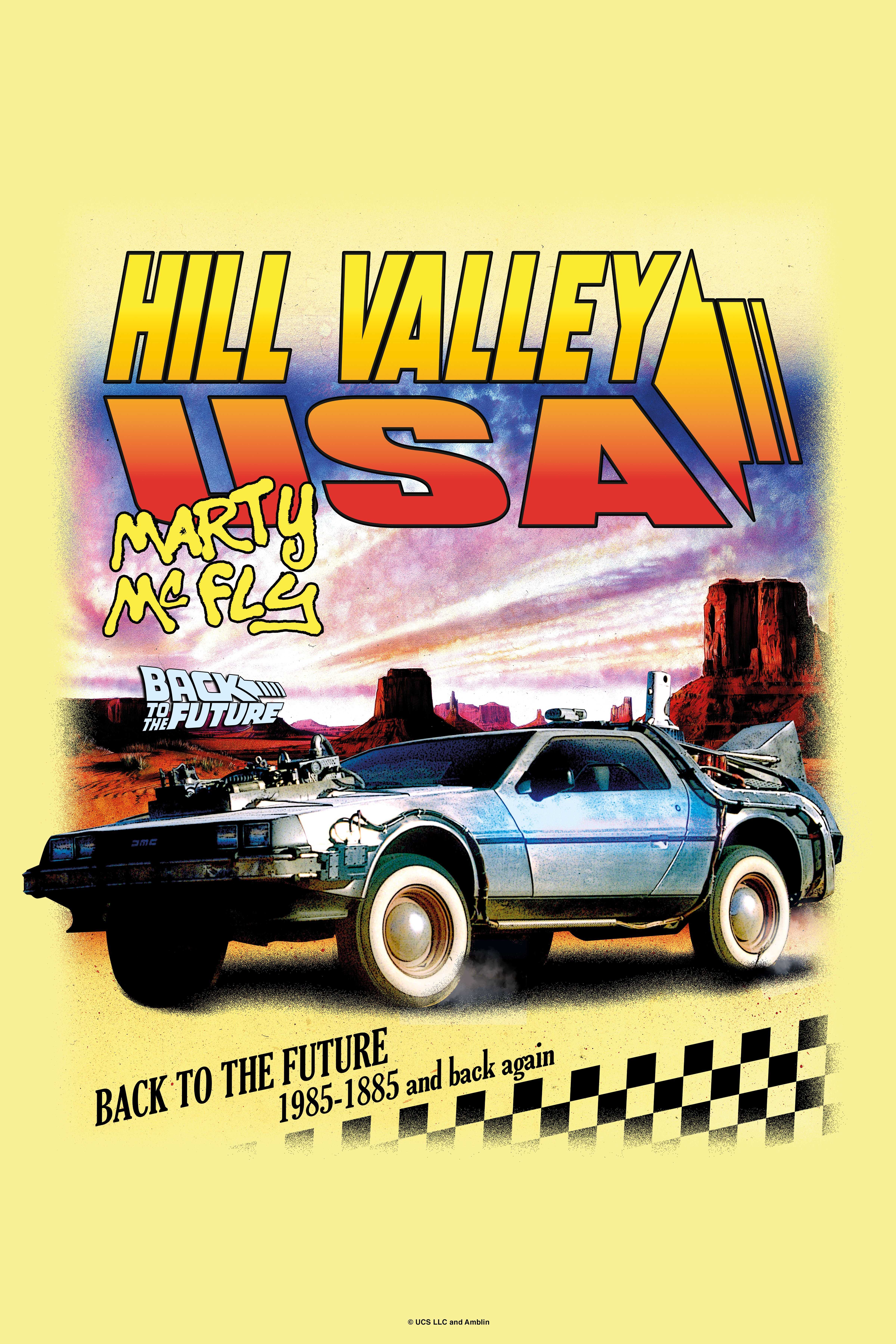Back To The Future Hill Valley USA Marty McFly Poster , , hi-res