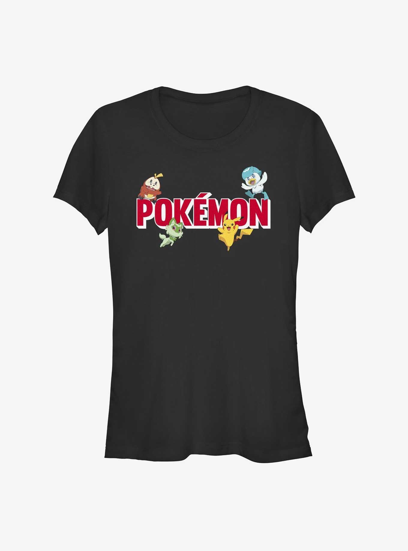 Pokemon Logo Girls T-Shirt, , hi-res