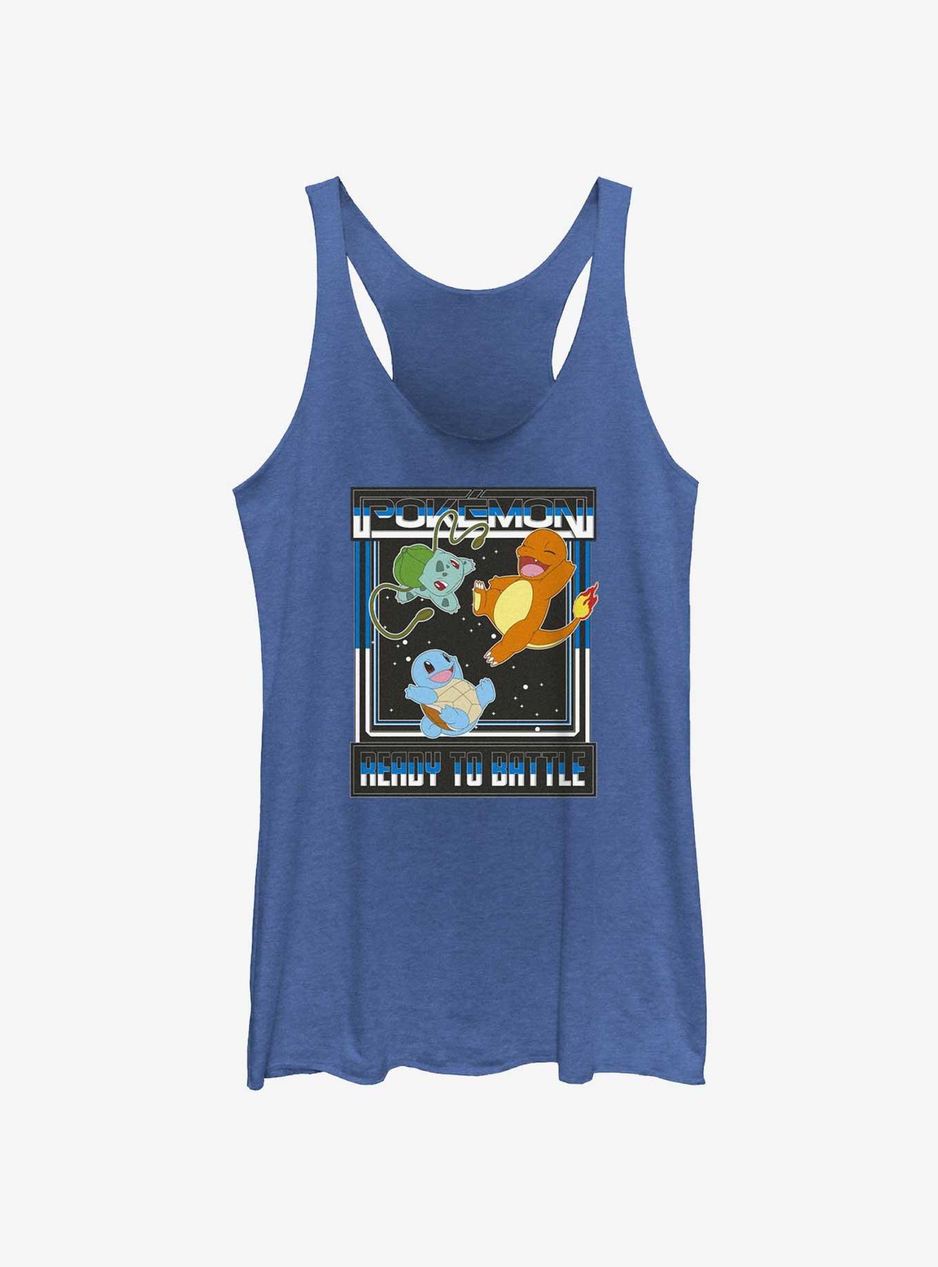 Pokemon Ready To Battle Squirtle, Bulbasaur, and Charmander Girls Tank, , hi-res