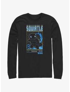 Pokemon Squirtle Grid Long-Sleeve T-Shirt, , hi-res