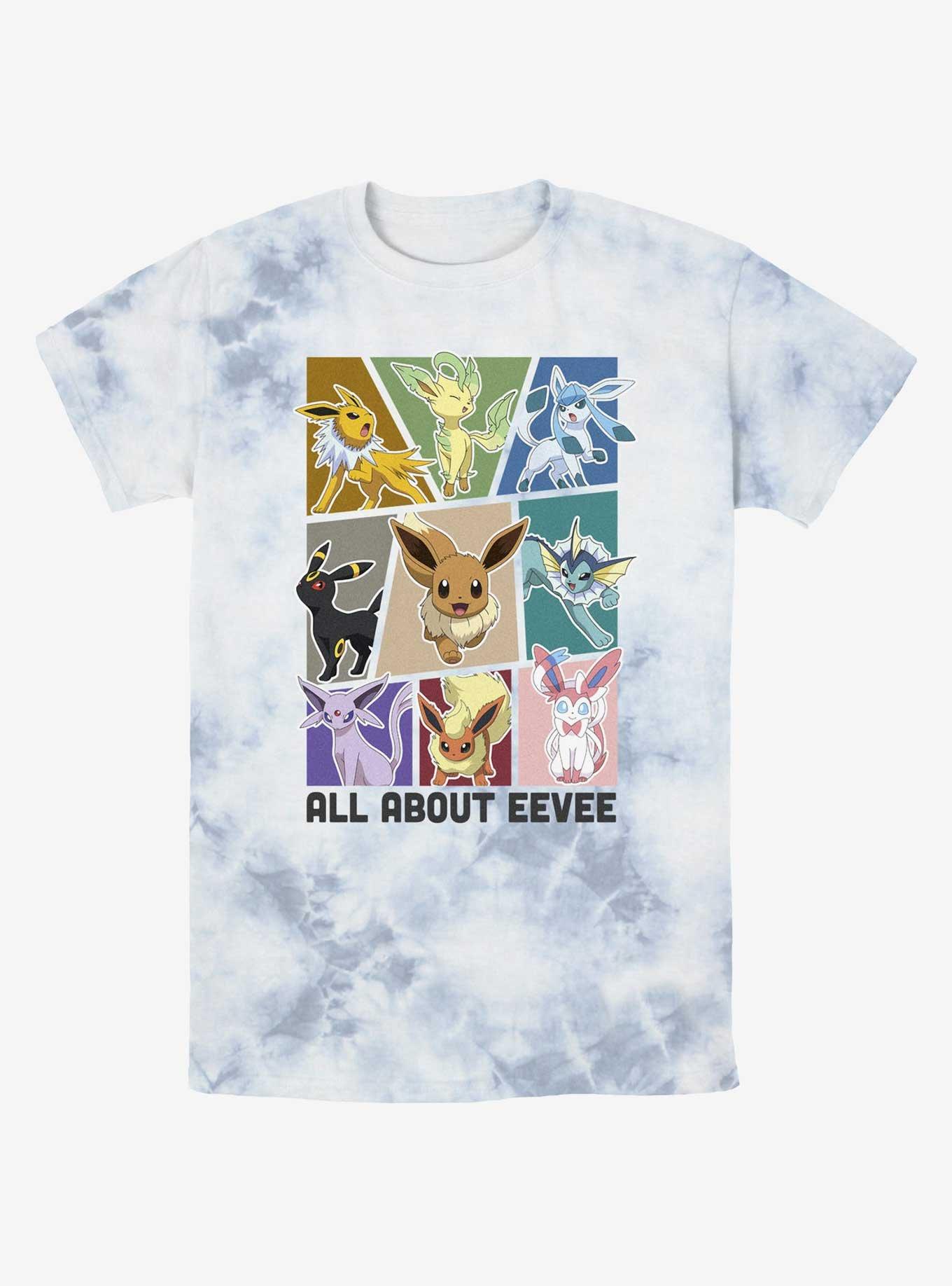 Pokemon Eevee Eeveelution Tie-Dye T-Shirt
