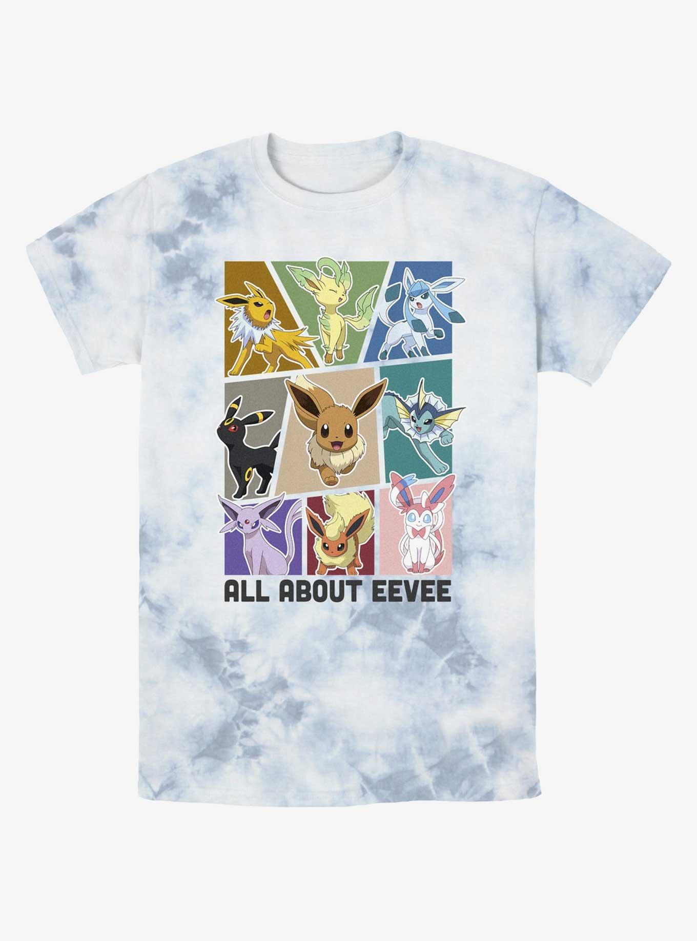 Pokemon Eeveelution Tie-Dye T-Shirt, , hi-res