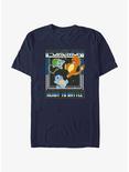 Pokemon Ready To Battle Squirtle, Bulbasaur, and Charmander T-Shirt, NAVY, hi-res