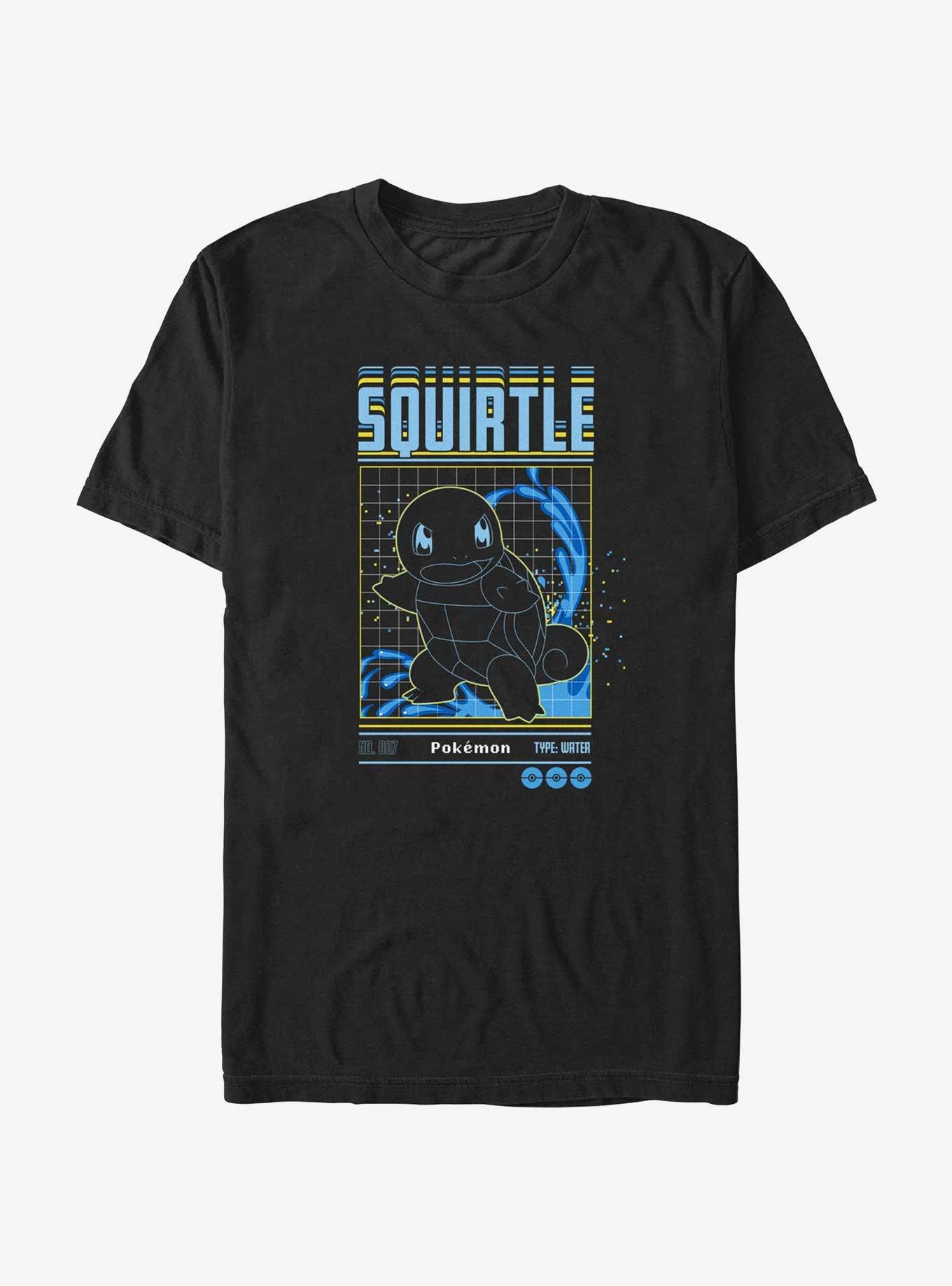 Pokemon Squirtle Grid T-Shirt