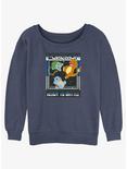 Pokemon Ready To Battle Squirtle, Bulbasaur, and Charmander Slouchy Sweatshirt, BLUEHTR, hi-res