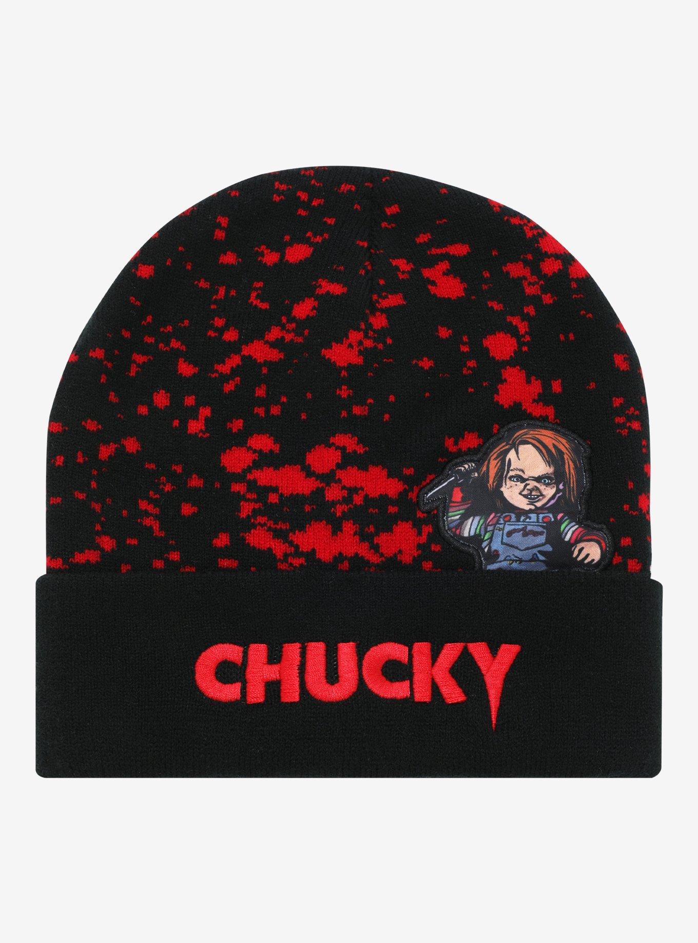 Chucky Blood Splatter Beanie, , hi-res